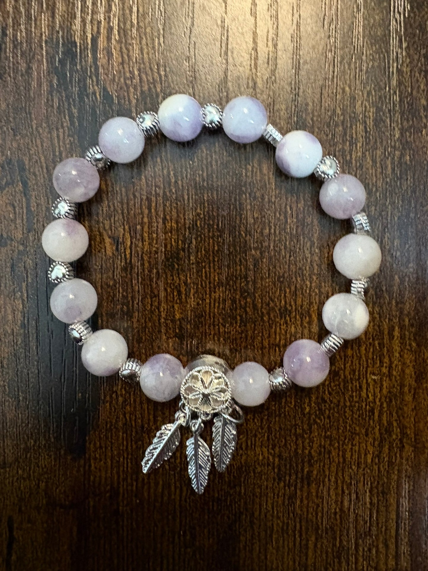 Rêve serein : Quartz blanc et calcédoine violet
