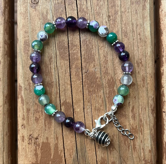 Flamme spirituelle : Améthyste et Agate de feu